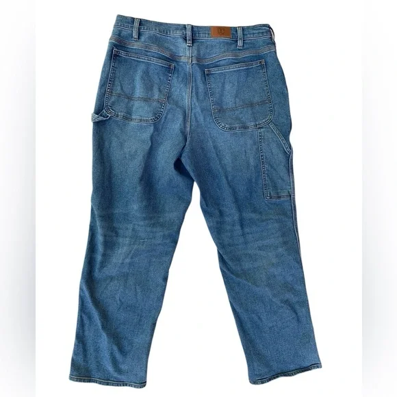 Lands’ End High Waist Women’s Carpenter Jeans - Picture 6 of 8